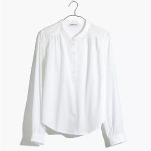 Madewell Shirred Popover Top